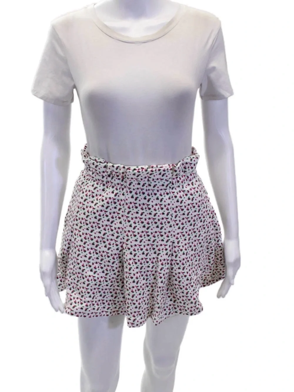 Something Navy Mya Skort with Pink Floral Print Size Extra Small